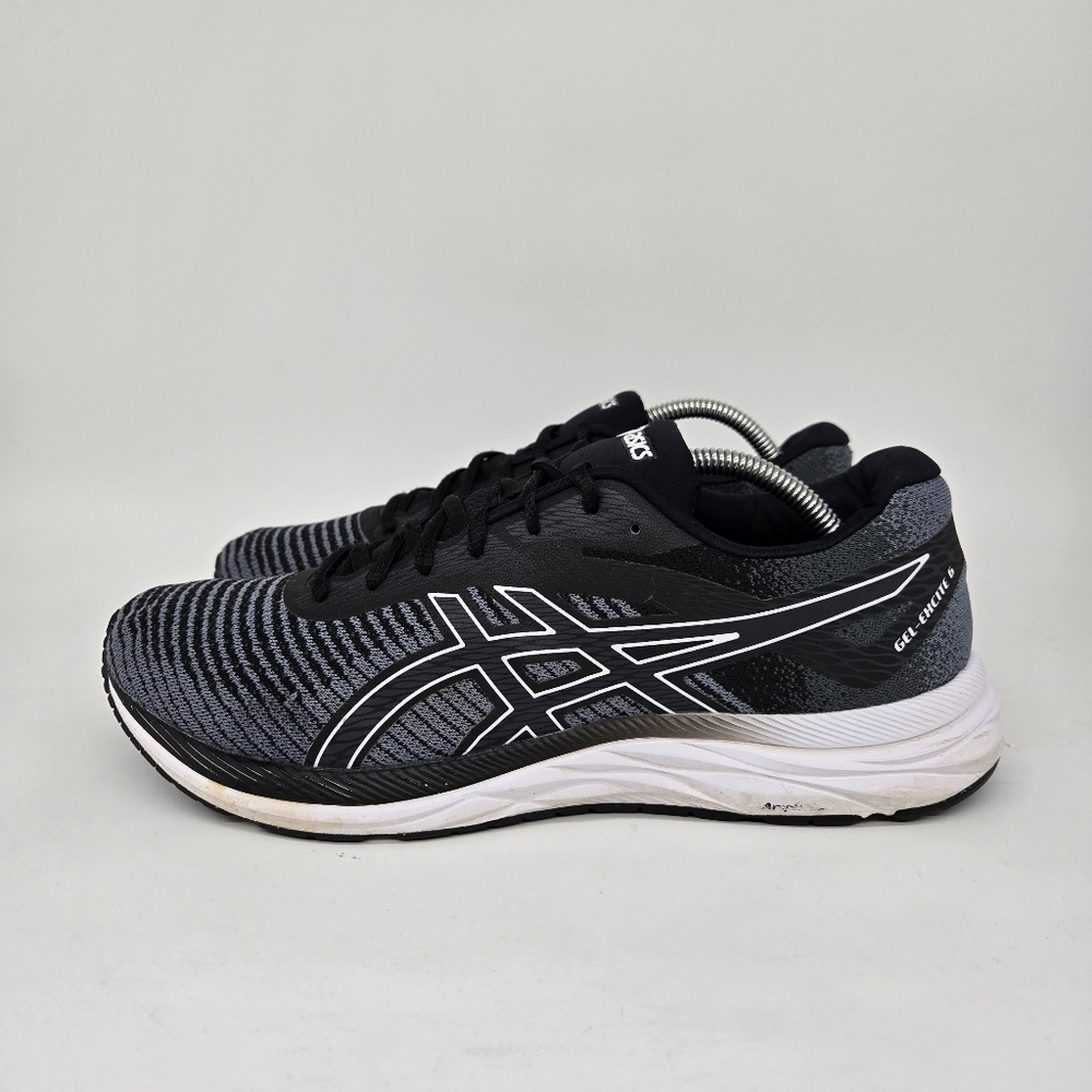 Asics Gel Excite 6 Twist 'Black White' Men's Running Shoes Size 10